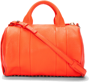 Alexander-Wang-Tang-Orange-Pebbled-Leather-Rocco-Studded-Duffle-Bag-17-05-2013-1
