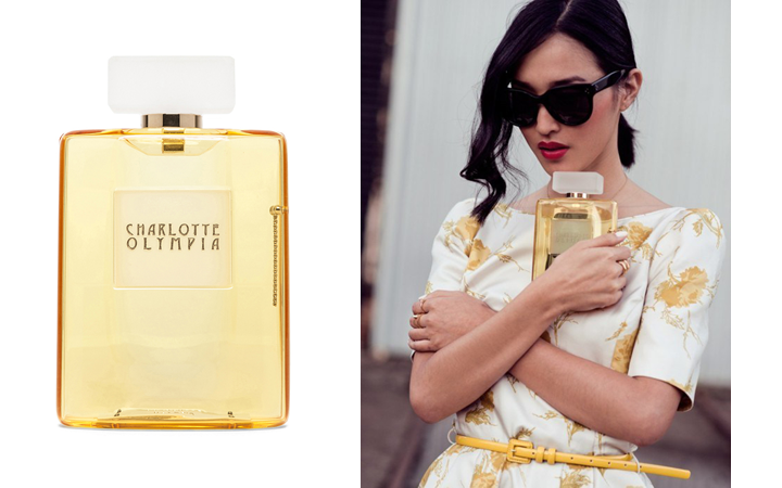Charlotte Olympia Perspex Perfume Bottle Clutch | RDuJour