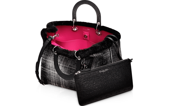 Diorissimo-Bag-Large-Grey-Silver-and-black-tweed-and-black-mink-2