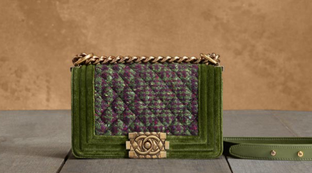 chanel-boy-flap-bag-in-tweed-and-velvet-with-a-quilted-effect-metal-clasp-1