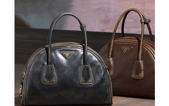 Prada Vintage Calf Leather Tote Bag: New Fall/Winter 2013 Release