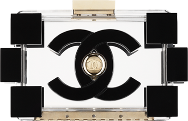 Chanel-minaudiere-plexiglass-clutch-with-long-chain-1