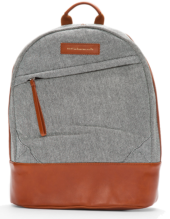 WANT-LES-ESSENTIELS-DE-LA-VIE-Black-&-White-Leather-trimmed-Kastrup-Backpack-1