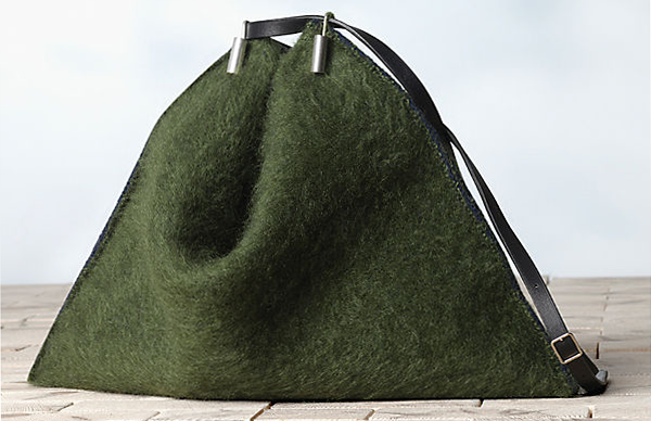 Celine-Fortune-Cookie-in-Brushed-Mohair-Army-Green-1