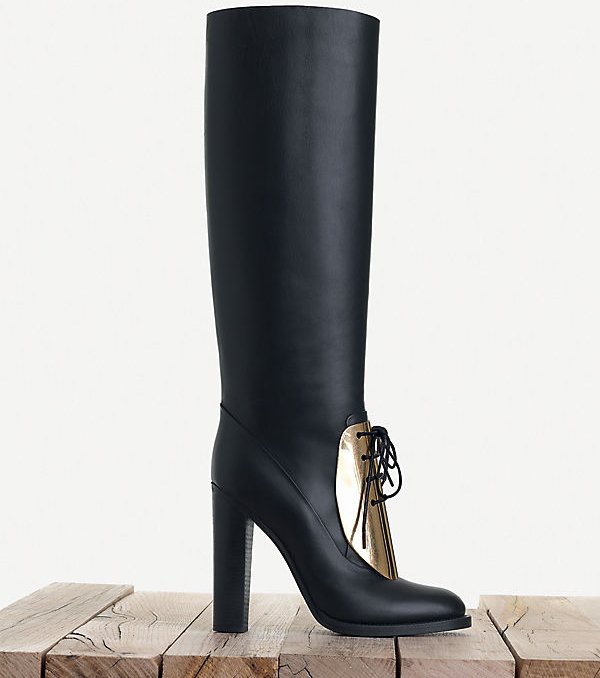 Celine-Metal-Plate-Round-Toe-High-Classic-Boot-in-Shiny-Calfskin-Black-1