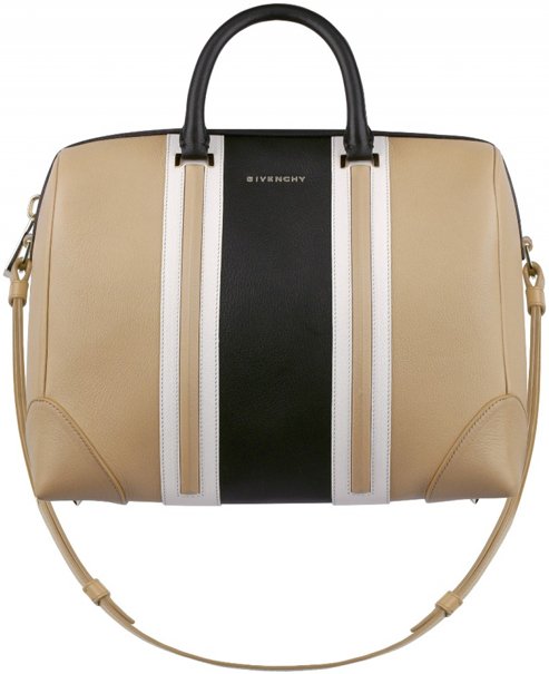 Givenchy-Large-LUCREZIA-bag-in-black-beige-and-ivory-grained-leather-1