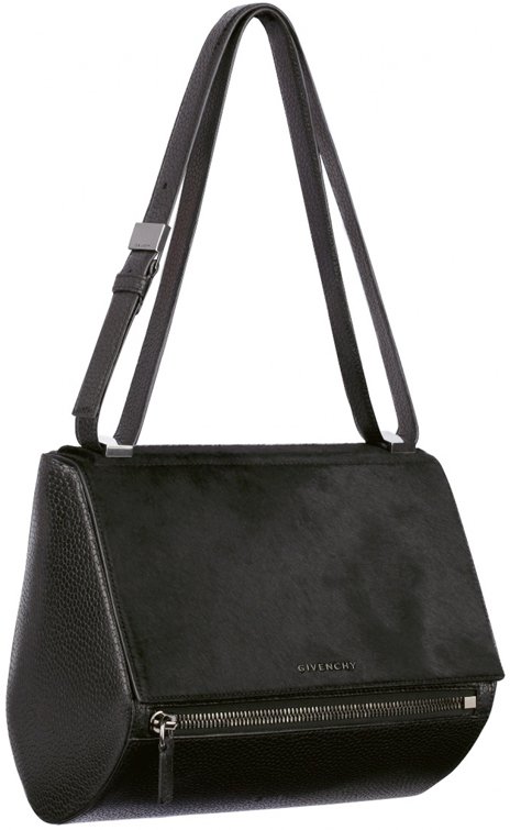 Givenchy-Medium-PANDORA-new-bag-in-black-pony-style-and-print-leather-1