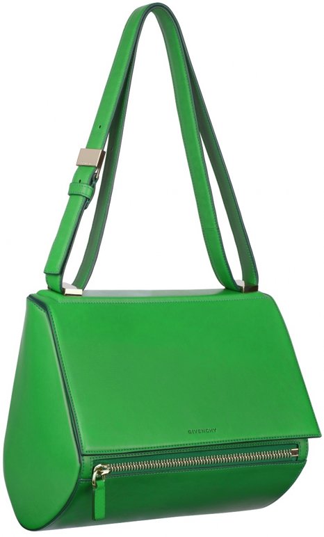 Givenchy-Medium-PANDORA-new-bag-in-green-textured-leather-1