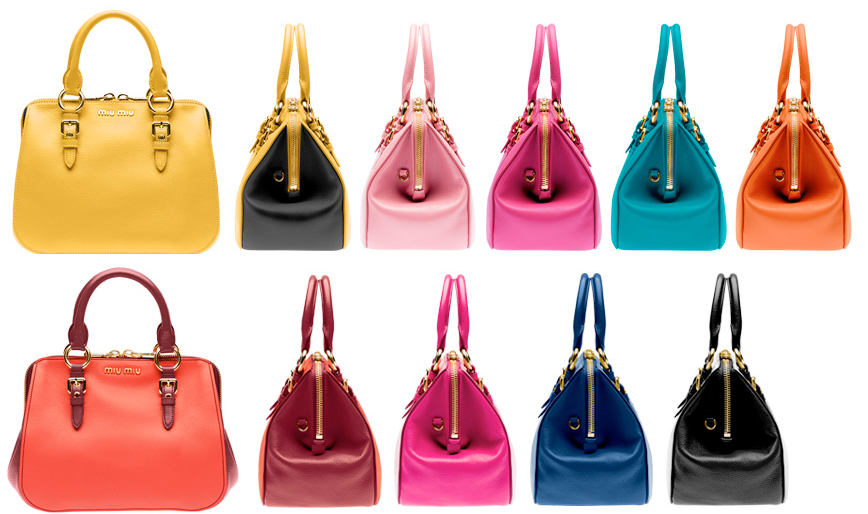 Miu Miu Presents New Selection Of The Iconic Madras Handbags