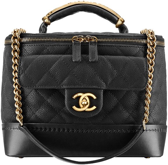 Chanel-Iridescent-Grained-Calfskin-Vanity-Case-with-a-metal-handle-1