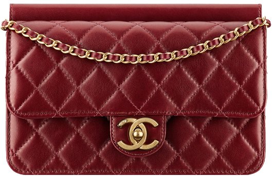Chanel-Lambskin-flap-bag-with-an-interlaced-chain-1