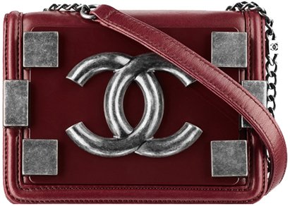 Chanel-Lambskin-flap-bag-with-clasp-red-1