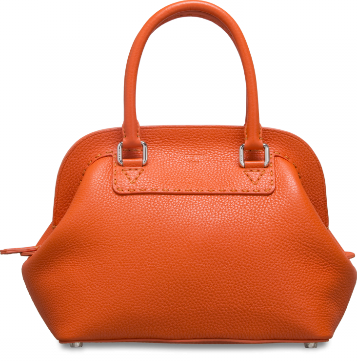 Fendi-Signature-Adele-1328-bag-in-orange-cuoio-romano-leather-1