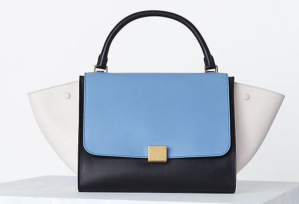 Celine-Trapeze-handbag-in-Multicolour-Smooth-Calfskin-Lavender