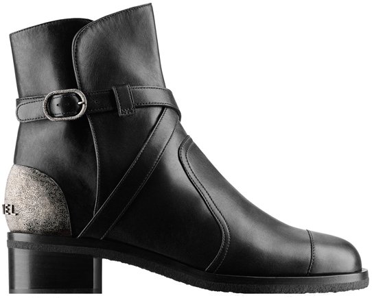 Chanel-Calfskin-Short-Boots-With-Cross-Straps-And-30MM-Heel