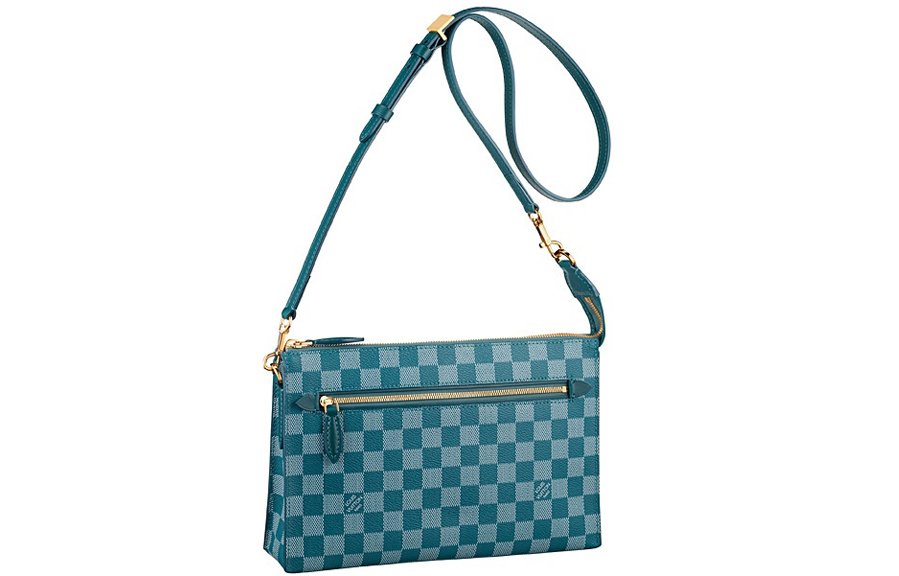 Louis Vuitton Checked Shoulder Bag