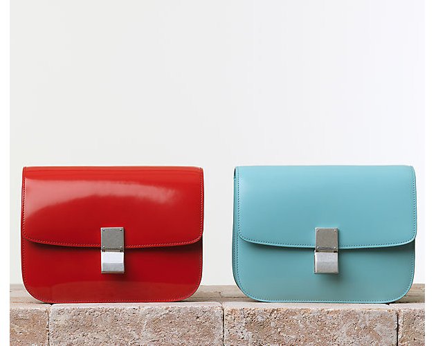 celine turquoise leather handbag classic  