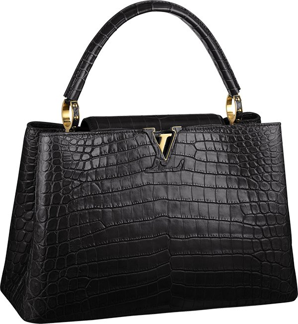 Louis Vuitton Crocodile Capucines Bag 