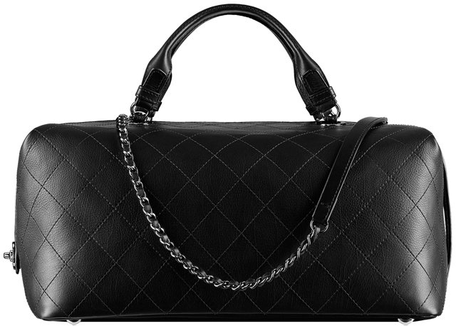 Chanel-Calfskin-Bowling-Bag-Embellished-with-An-Interlaced-Chain