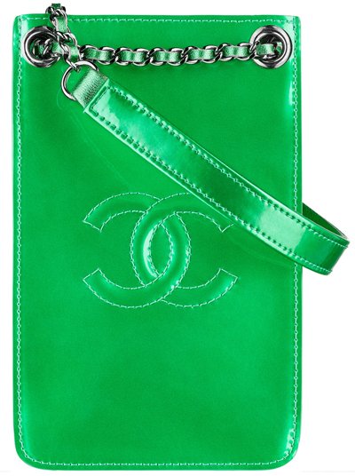 Chanel-Phone-Holder-green