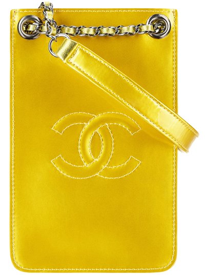 Chanel-Phone-Holder-yellow
