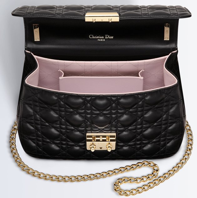 Miss-Dior-Large-Bag-black-lambskin-bag-interior-2
