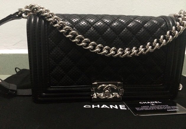 Chanel-Boy-Perforated-Flap-Bag-Black