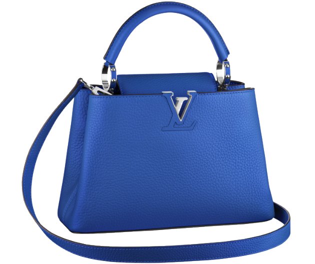 Louis Vuitton Capucines Mini, Blue, One Size