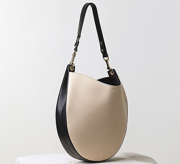 Celine-Hobo-Handbag-Seashell-Multicolour-Smooth-Calfskin