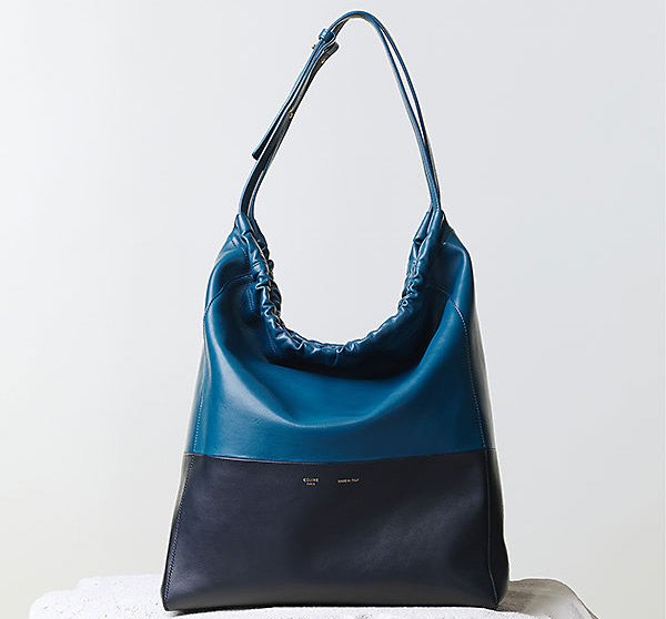 celine metallic leather handbag