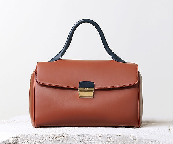 Celine-Top-Handle-Handbag-Brick