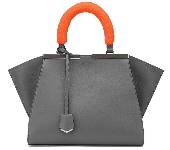 Fendi-3jours-Tote-Grey-with-Shearling-Handles