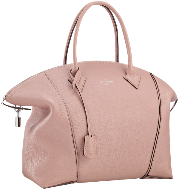 LOUIS VUITTON Parnassea Lockit PM Magnolia Pink Tote Handbag #2 Rise-on