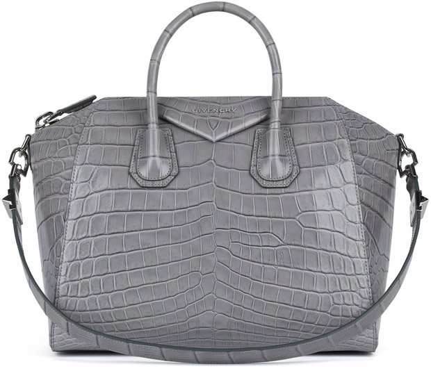 Givenchy-Pearl-grey-crocodile-Antigona-bag