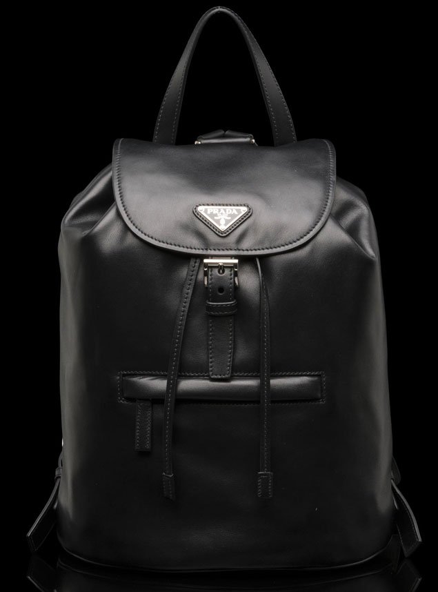 Prada-Leather-Backpack-Black