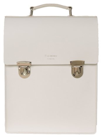 London-Fleming-The-Carnaby-Backpack-White