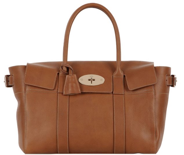 Mulberry-Bayswater-Buckle-Bag-Brown