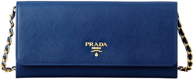 Prada-Saffiano-Wallet-on-a-Chain-Blue