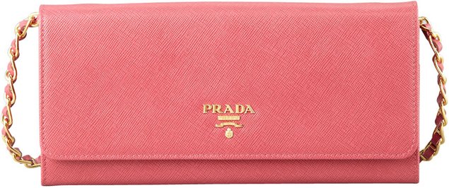 Prada-Saffiano-Wallet-on-a-Chain-Pink