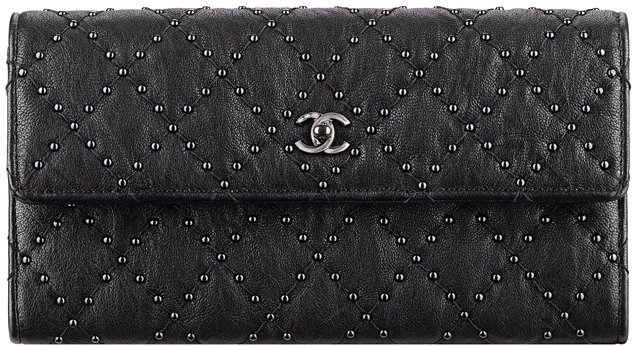 Chanel-Studded-Flap-Wallet
