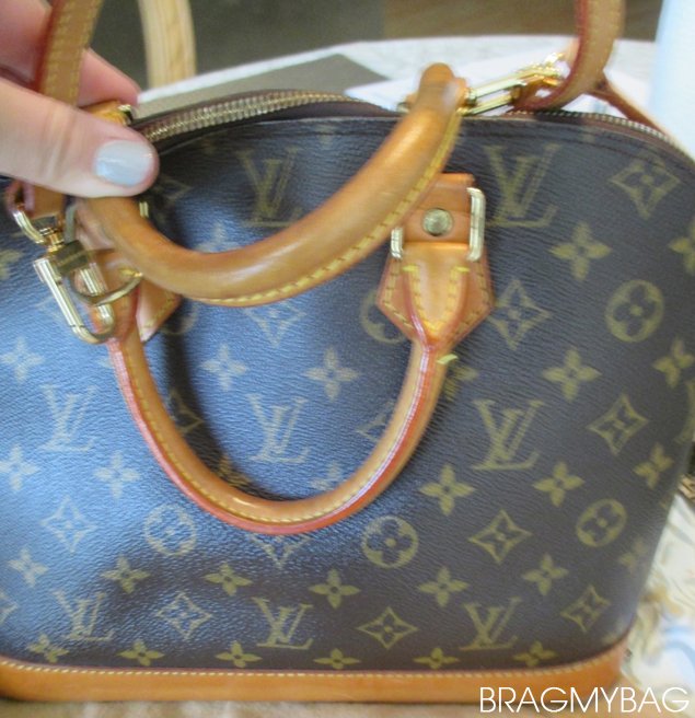 How To Clean And Care Your Louis Vuitton Alma Bag in Monogram Canvas | Bragmybag