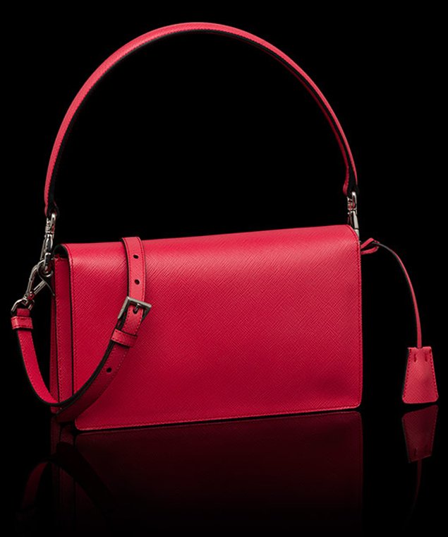 Prada Saffiano Leather Mini Sound Flap Bag | Bragmybag  