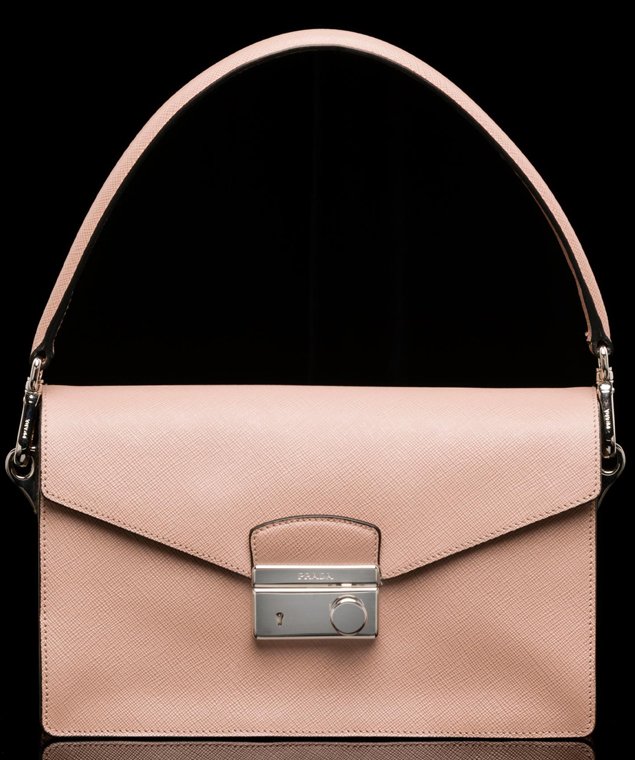 Prada Saffiano Leather Mini Sound Flap Bag | Bragmybag