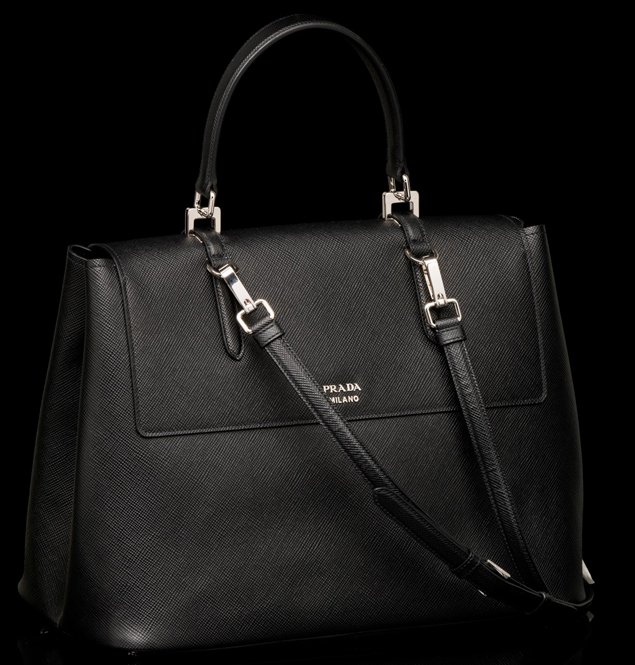 Prada Vitello Lux Flap Bag | Bragmybag  