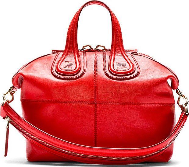 Givenchy-Red-Zanzi-Leather-Nightingale-Small-Bag