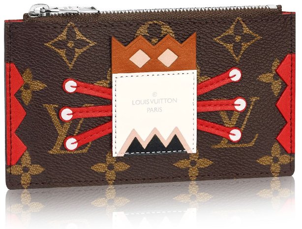 Louis Vuitton Bicolor Tribal Mask Chain Wallet – The Closet