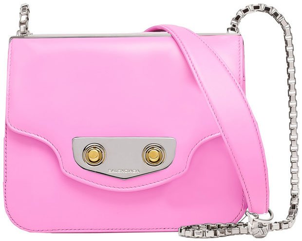 Balenciaga-Neo-Classic-Mini-Chain-Bag-pink