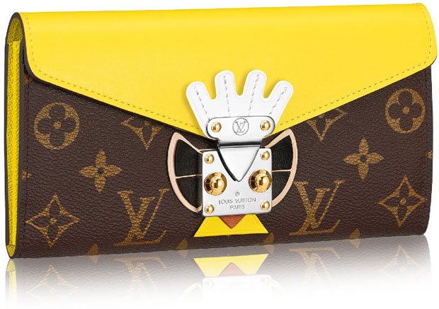 Limited Ed. Louis Vuitton Tribal Mask Monogram Blue Wallet On Chain