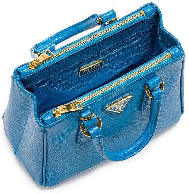 Prada-Saffiano-Mini-Galleria-Bag-Blue-2