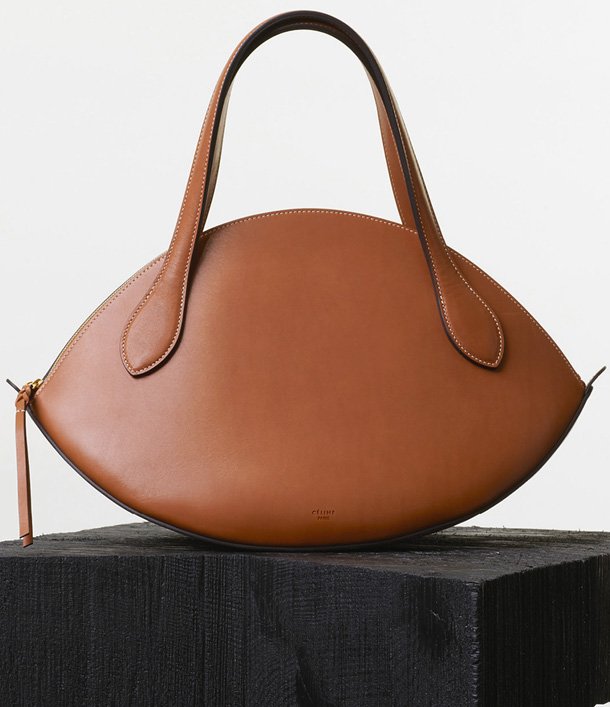 Celine-Large-Curved-Handbag-in-Tan-Natural-Calfskin